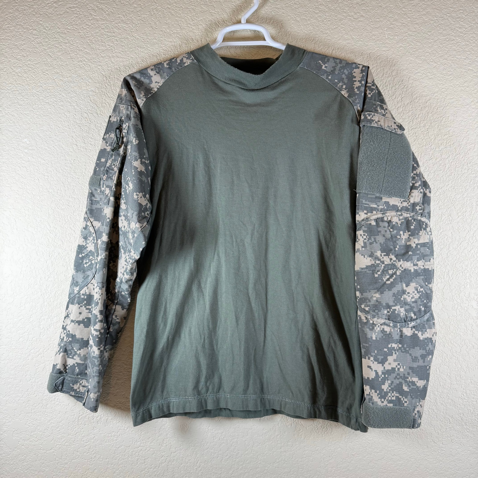 Tru-Spec Combat Base Layer Shirt Digital Camo L Regular Ripstop Stretch Read